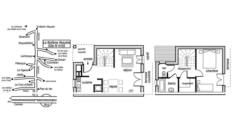 Gîte Bégonia-Le plan-La Bollène-Vésubie-Gîtes de France des Alpes-Maritimes