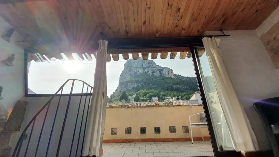 Vue Baou - La Maison du Château - Gîtes de France Saint-Jeannet