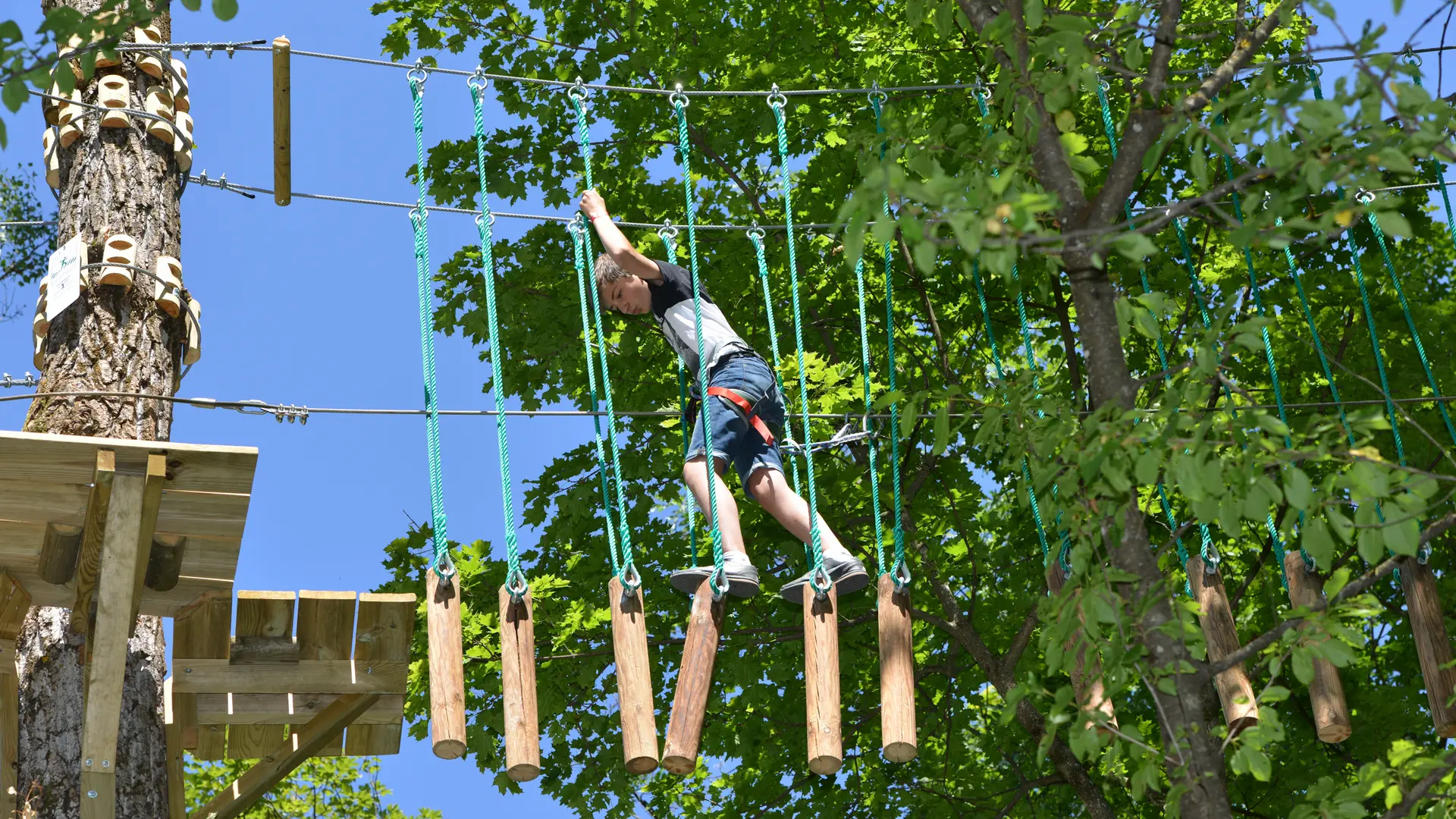 Parcours accrobranche l'Aventure Saint-Jean-de-Maurienne