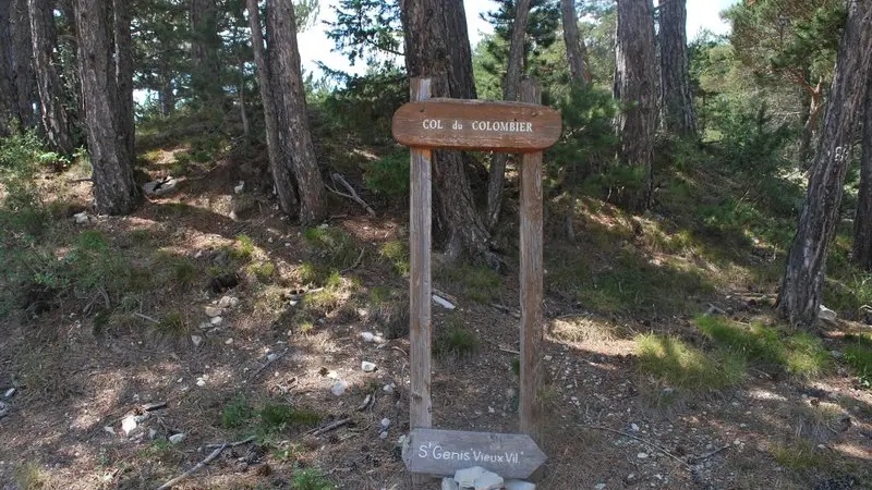 Panneau du Col de Colombier