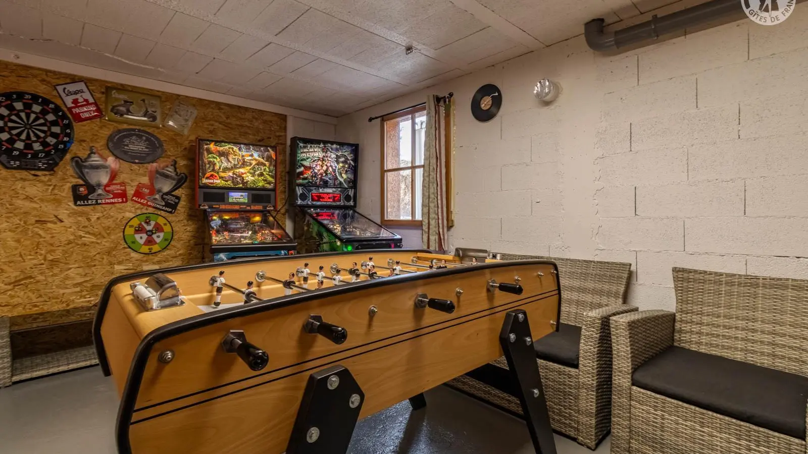 salle de jeux sous sol