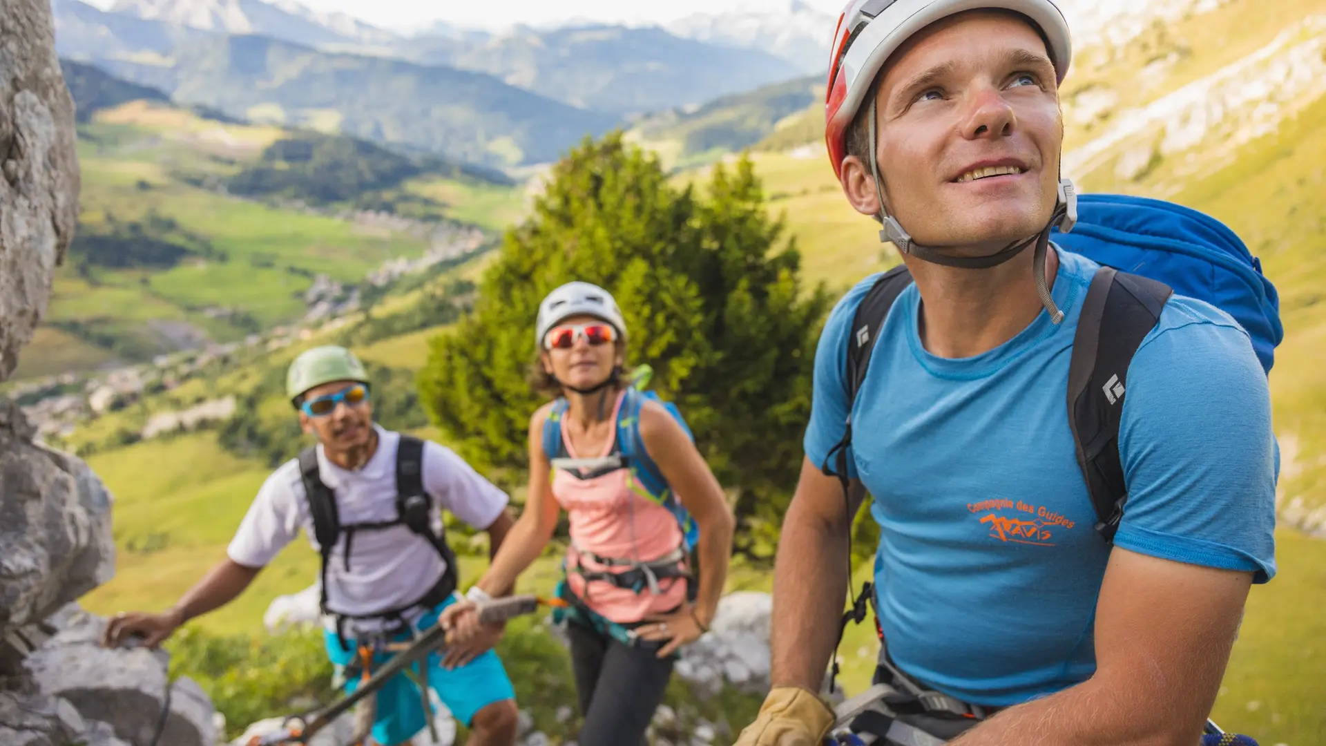 Via ferrata avec un guide au Grand-Bornand