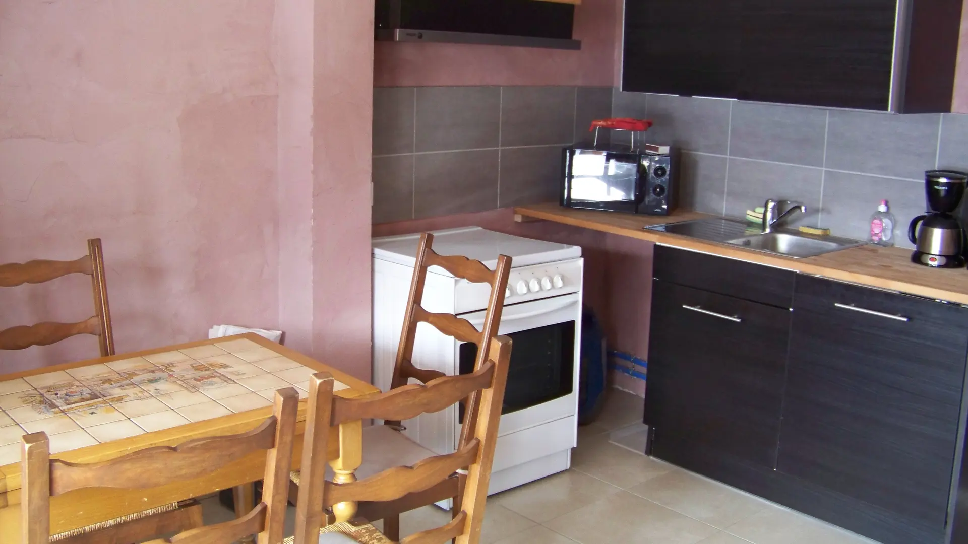 Coin cuisine repas