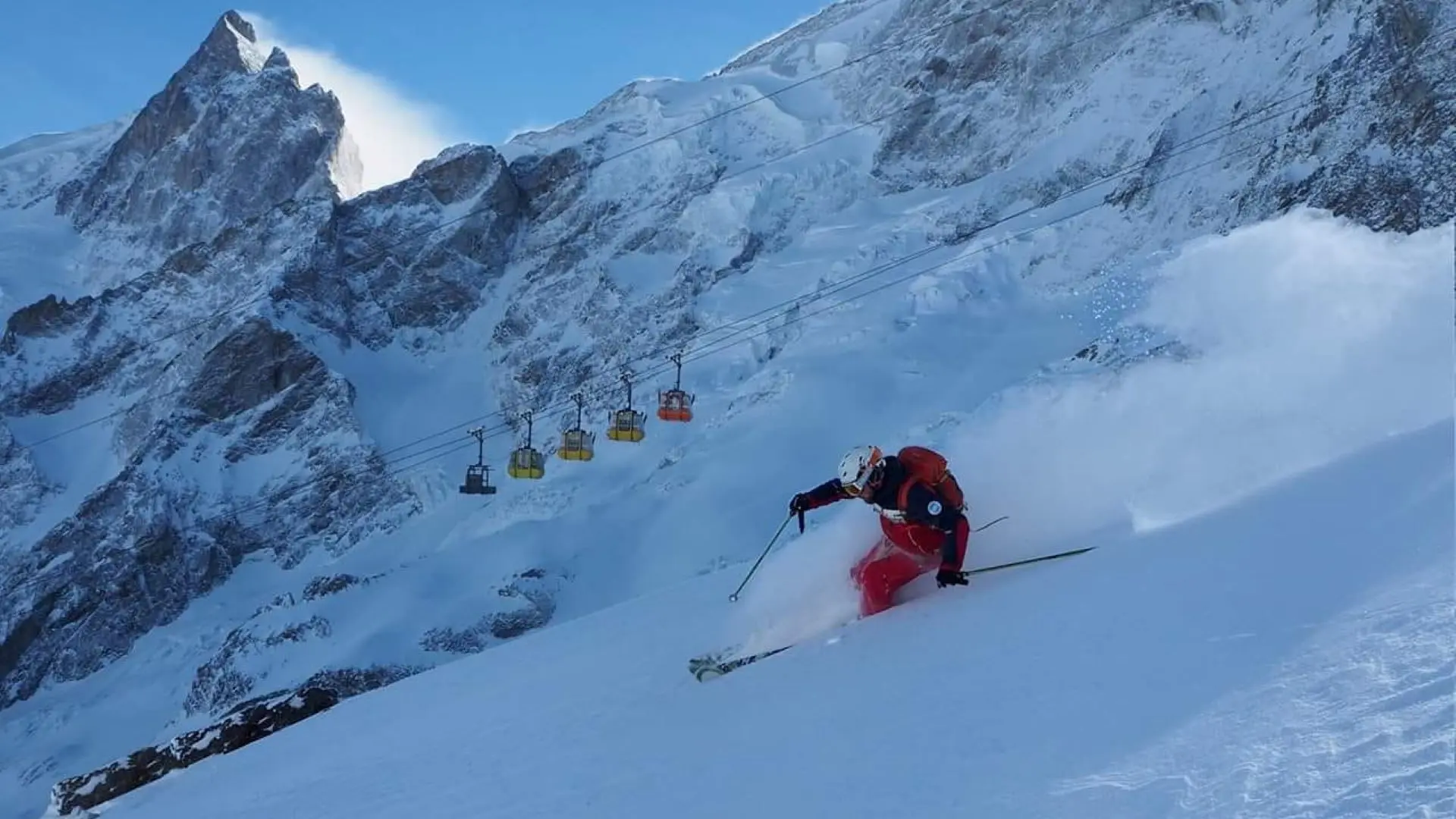 Freeride dans les Vallons de la Meije