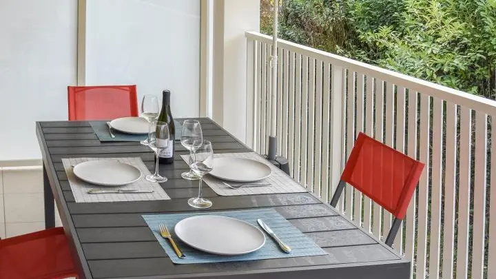 Balcon privatif 10 m²