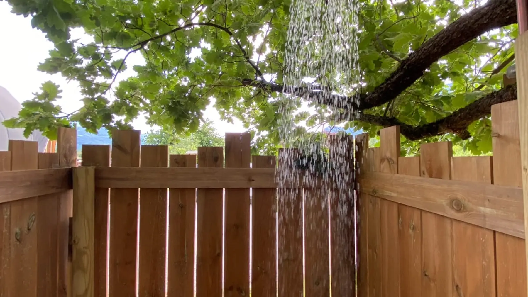 Douche extérieure