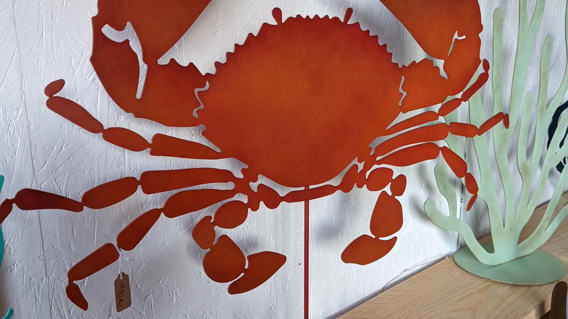 Création en forme de crabe