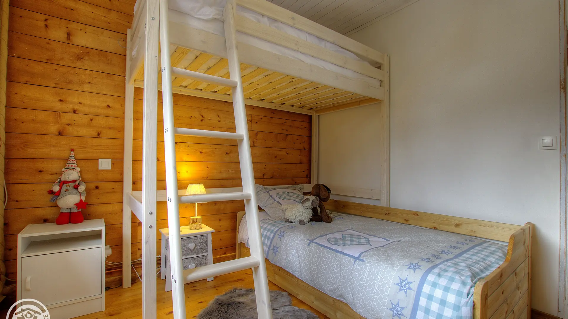 Chambre 2 lits simples - Chalet Iris - Thônes, Haute-Savoie