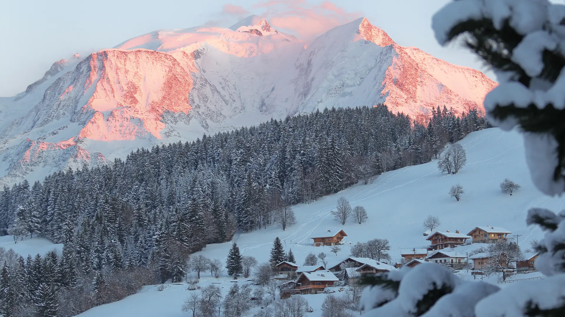 Vue du Mont Blanc