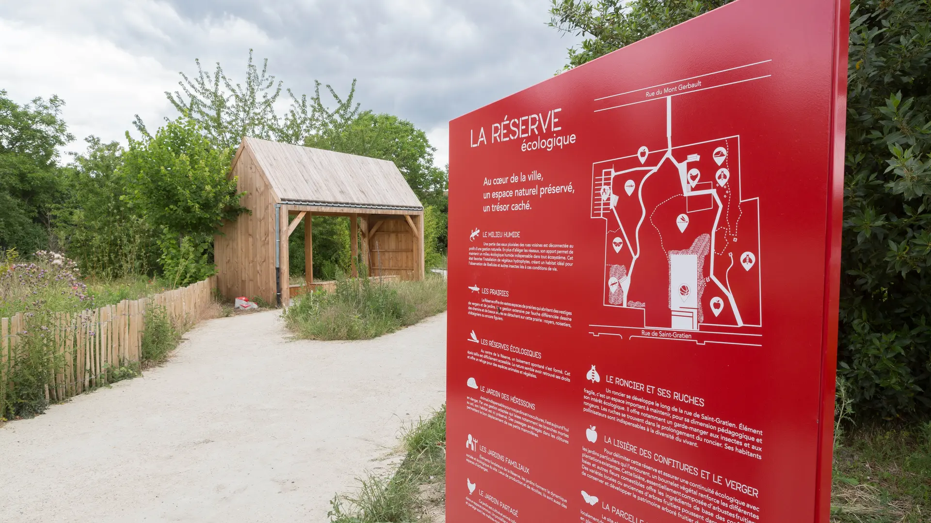 La réserve écologique à Epinay-sur-Seine