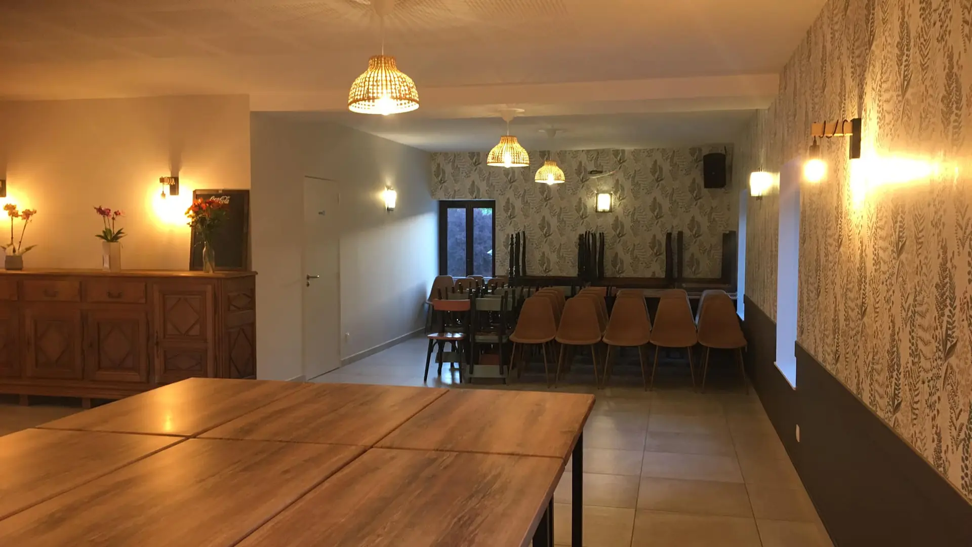 Salle de restaurant - bar