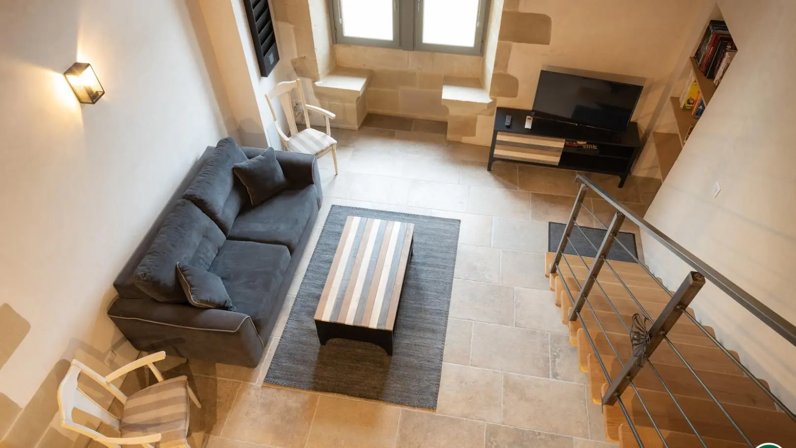 salon vu de la mezzanine