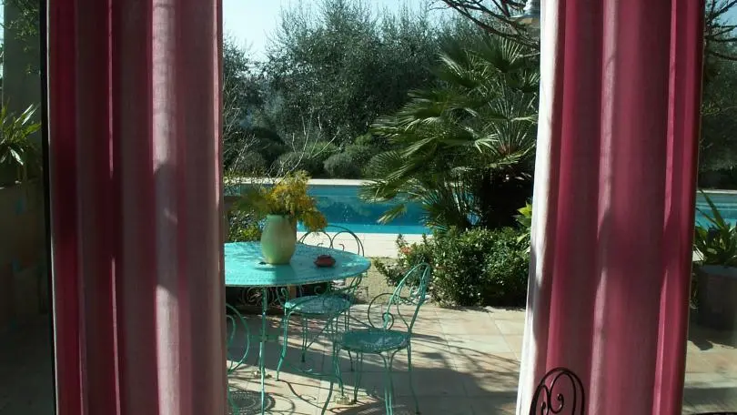 Gîte Le Jardin de Falicon-Accès extérieur-Falicon-Gîtes de France des Alpes-Maritimes