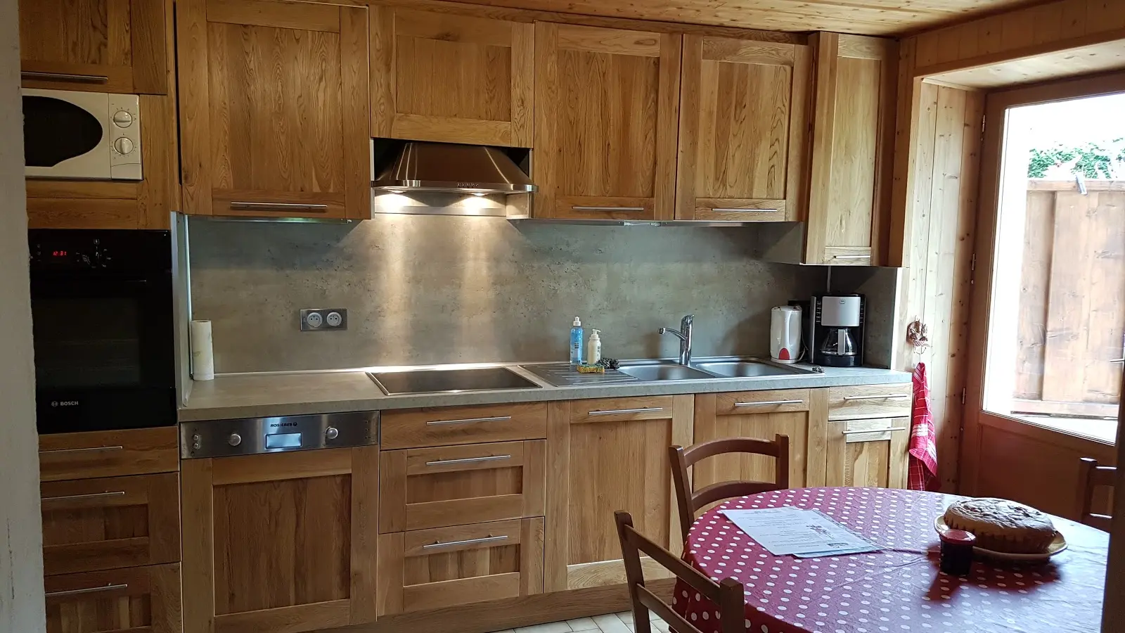 Vue sur la cuisine