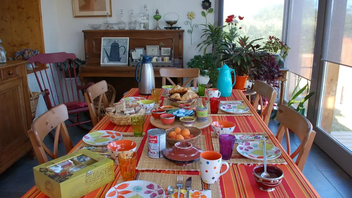 Table du petit-déjeuner Allier Auvergne