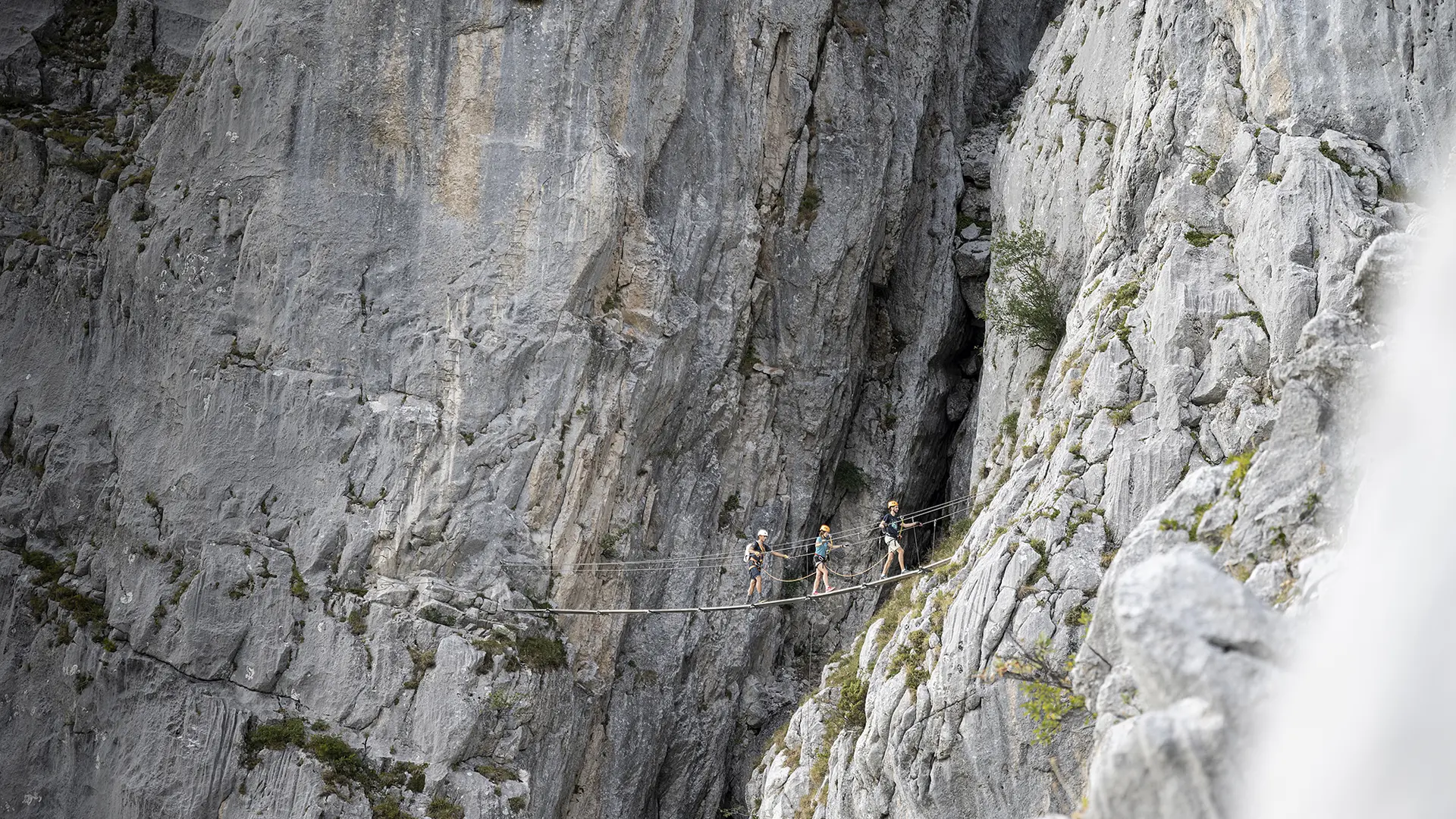 Via ferrata au Grand-Bornand avec un guide