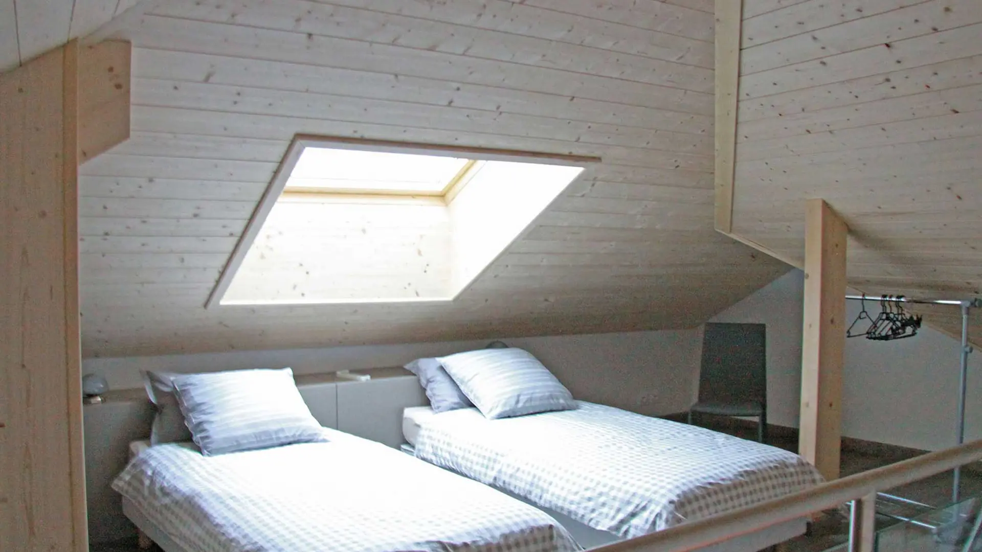 Mezzanine with 2 beds in a farmhouse renovated in 2015