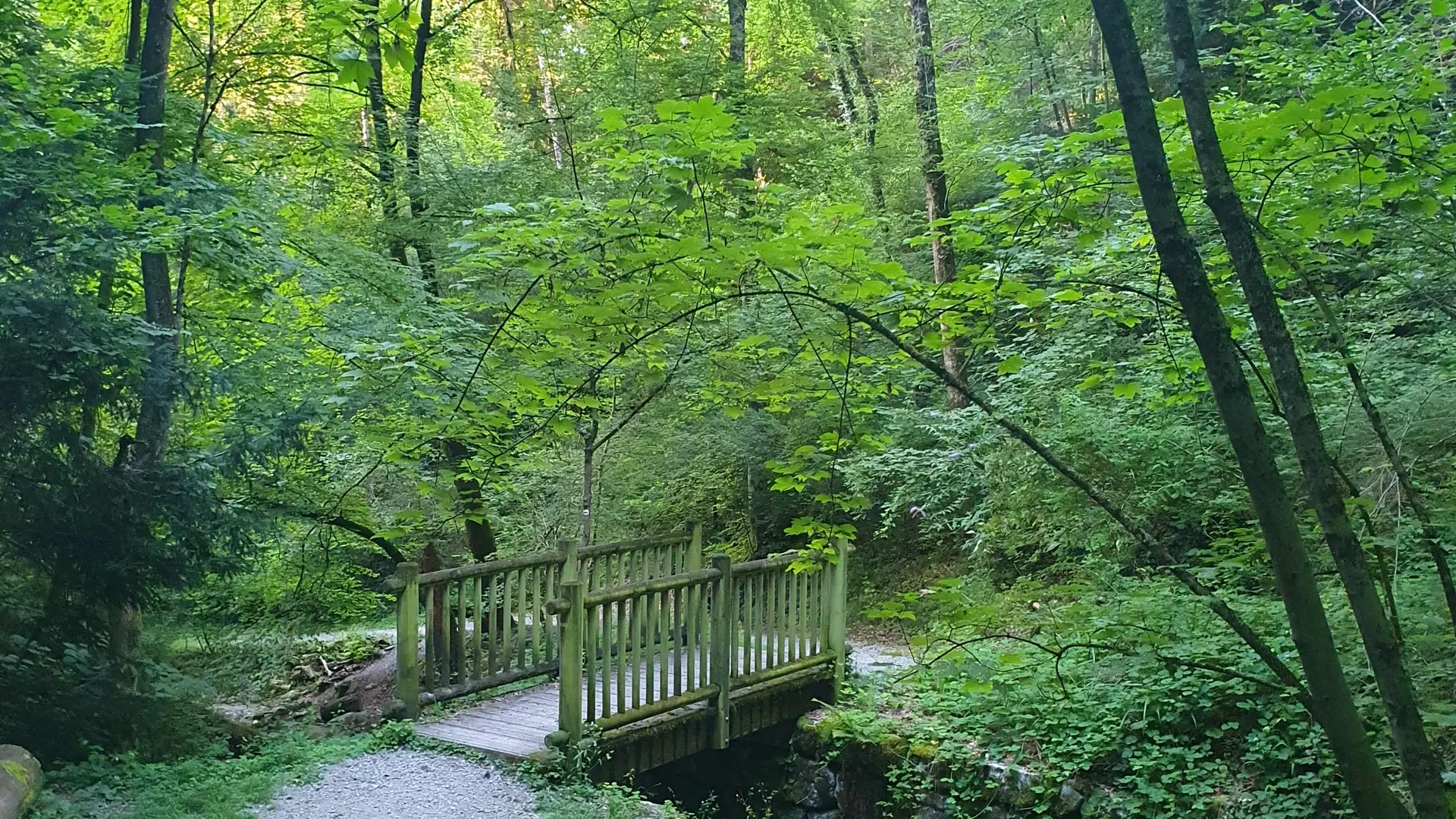 Pont sur le Nant chemin des Rosaires
