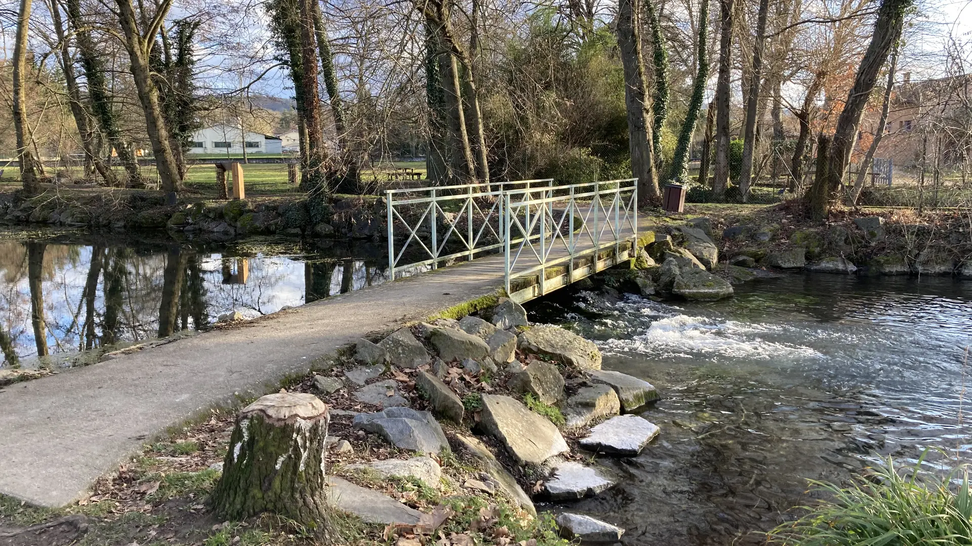 eau Parc des sources à Manthe