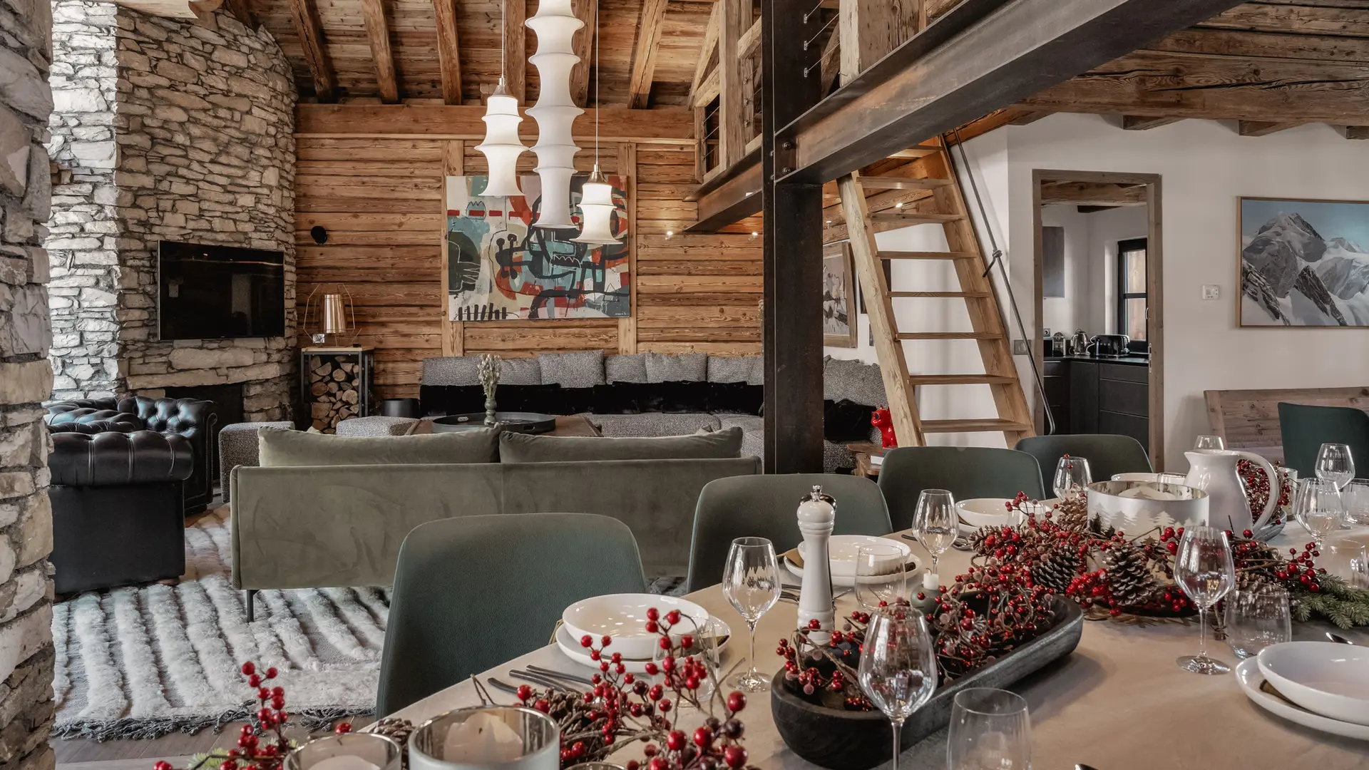 Salon - Chalet Face_Chalets Covarel_Val d'Isère