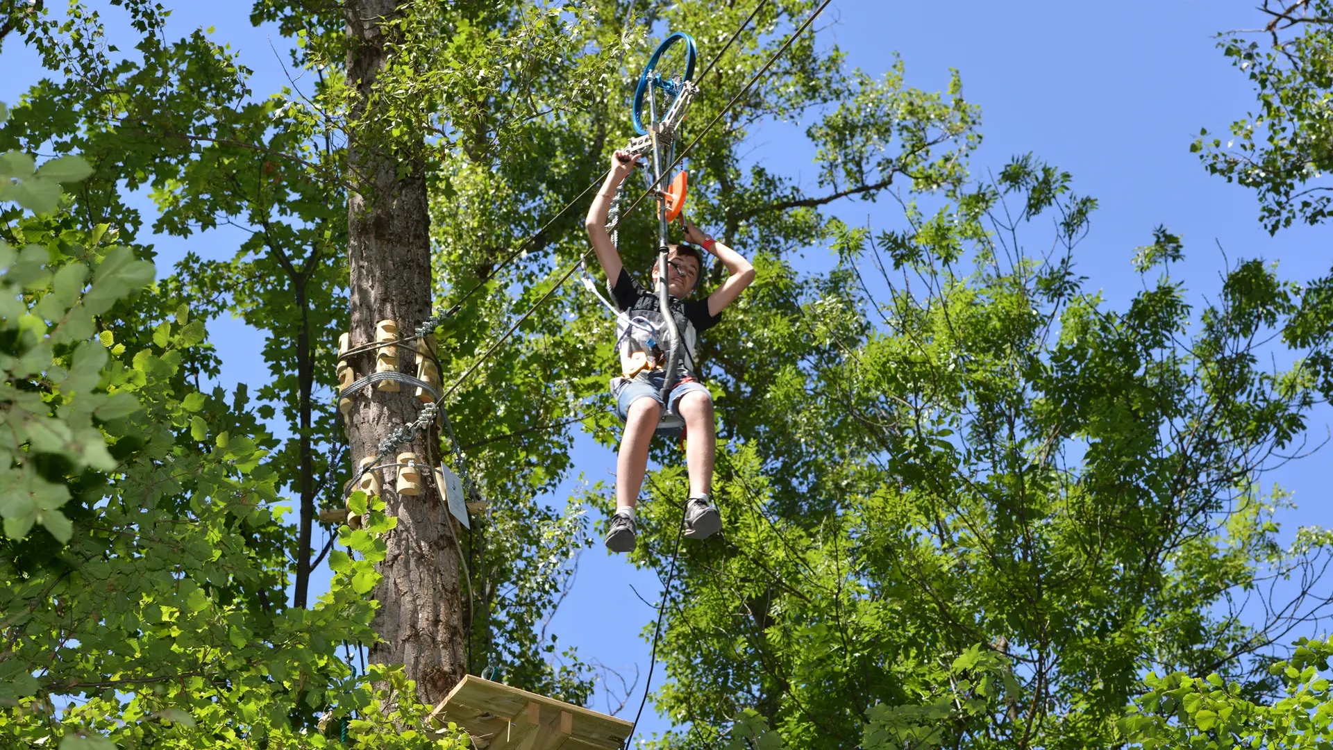 Parcours accrobranche l'Aventure Saint-Jean-de-Maurienne