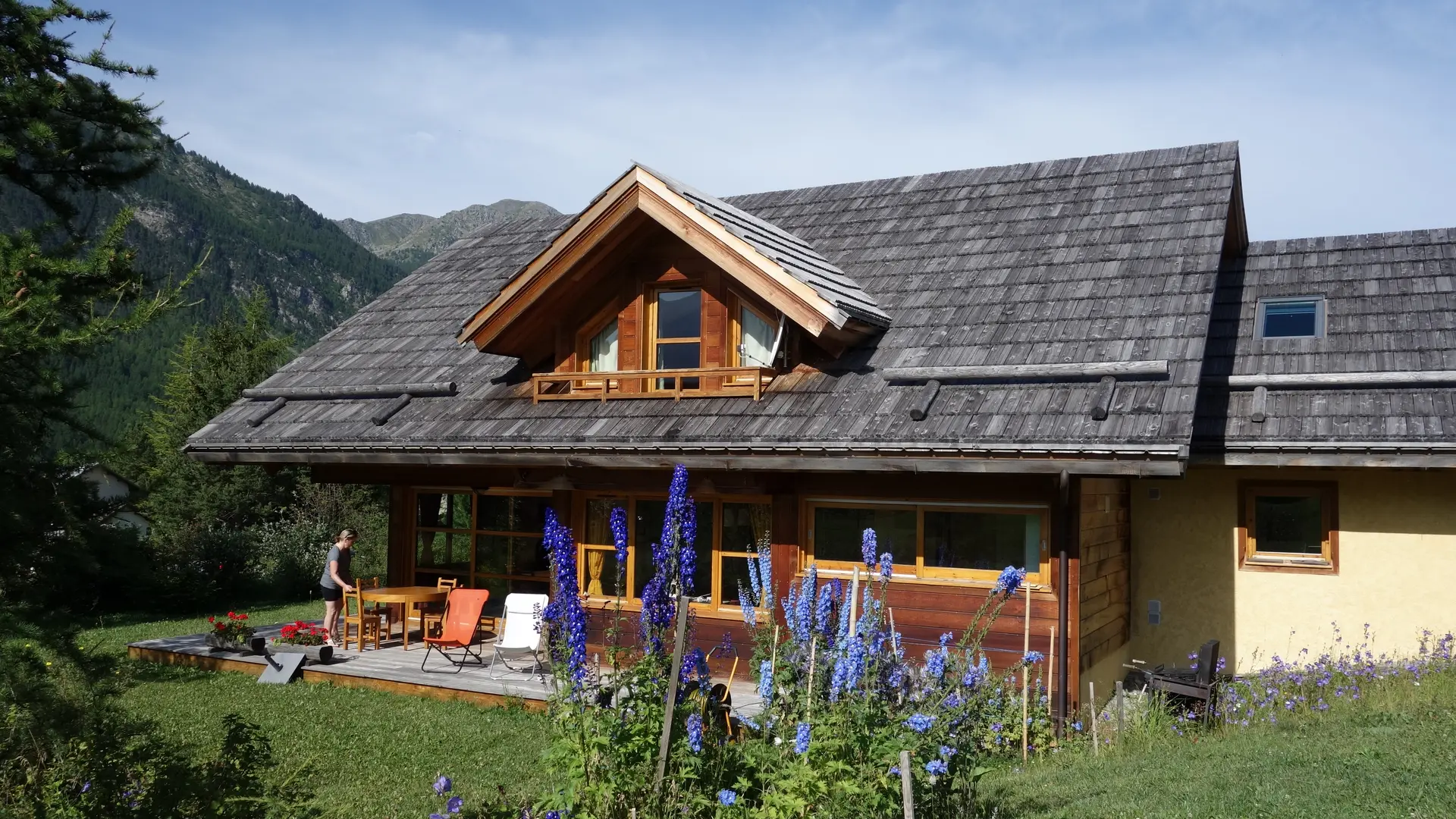 Chalet en été