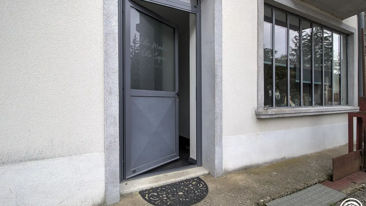L'entrée commune au gîte Côte Safran et Côté Moulin