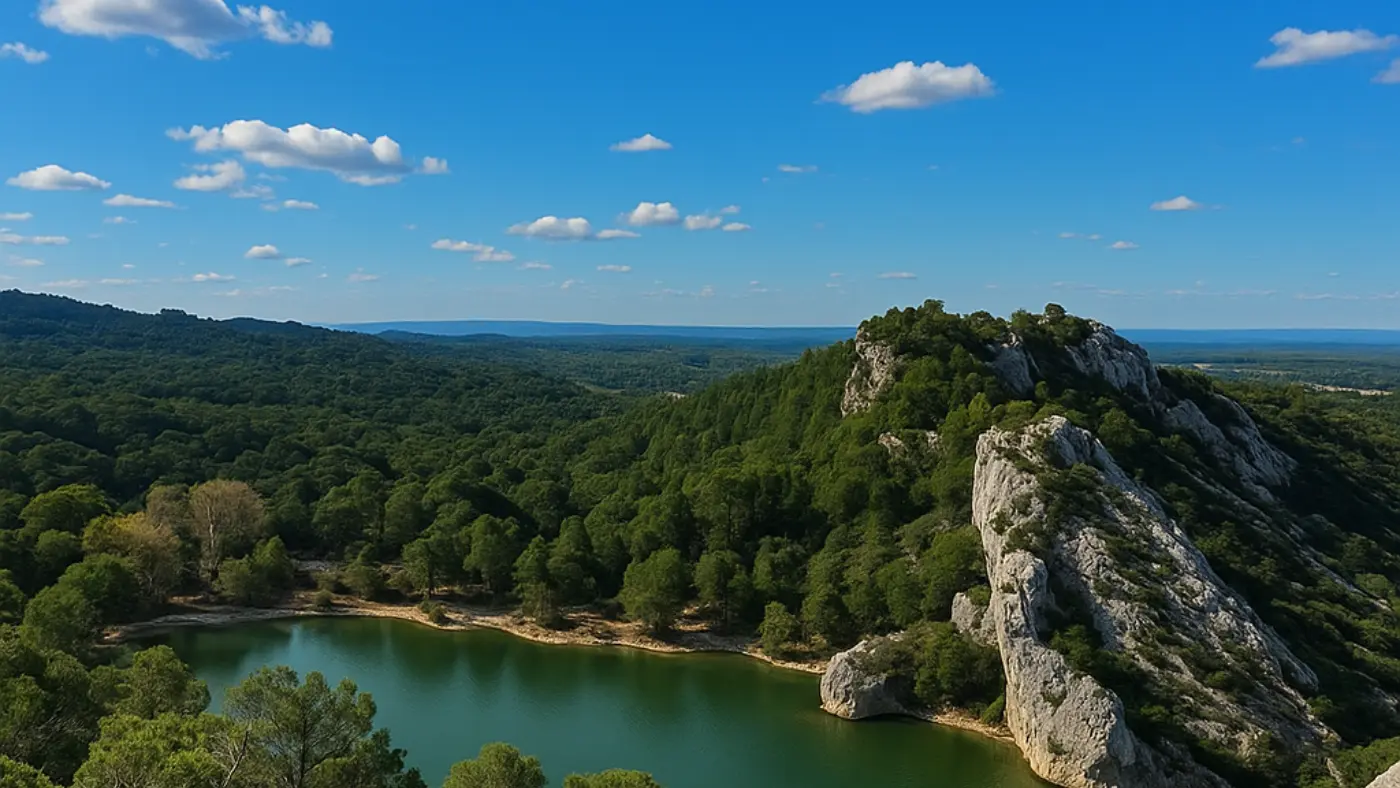 Klettergebiet_Saint-Remy-de-Provence_See_Peiroou