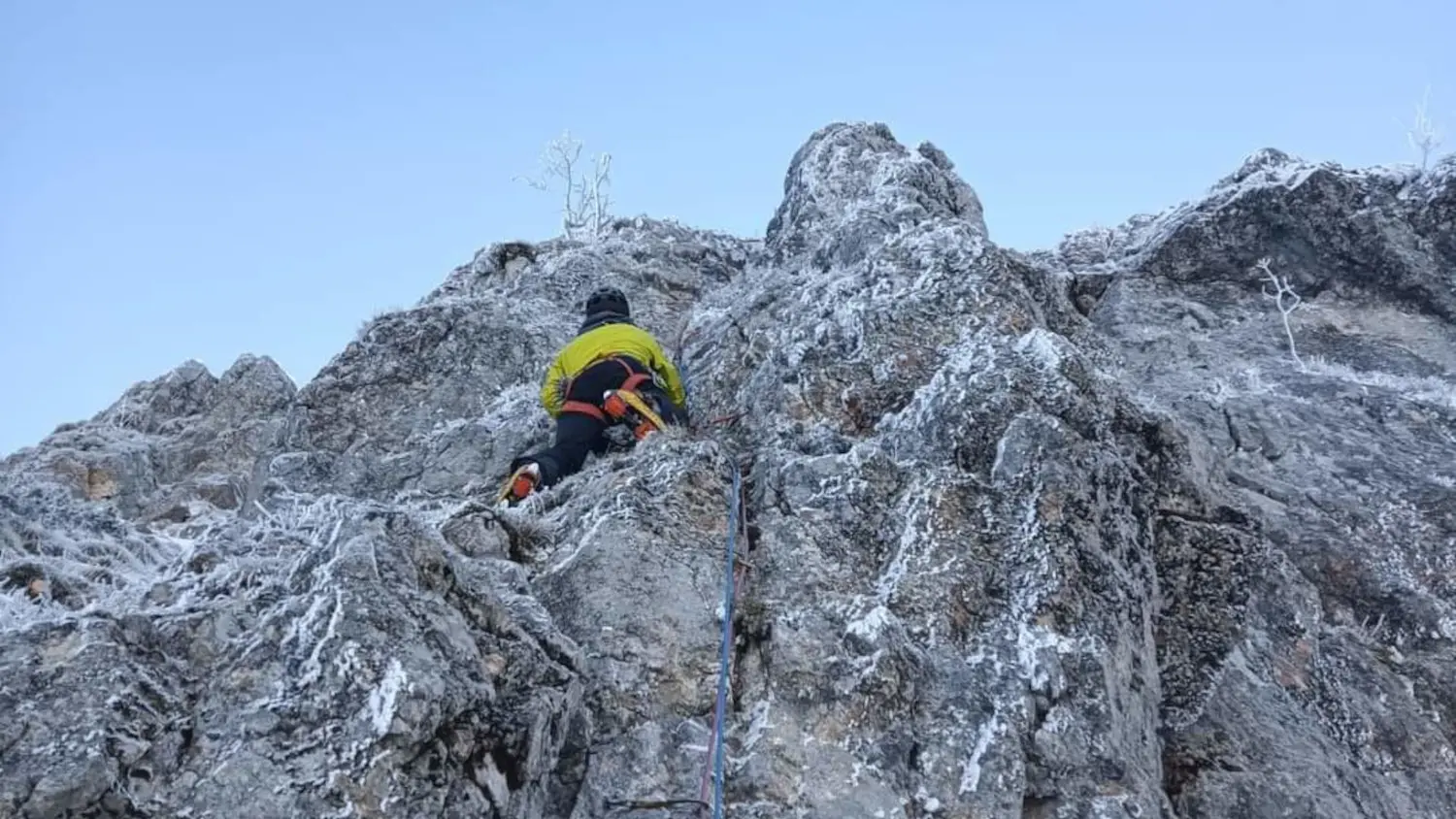 Initiation à l'alpinisme hivernal