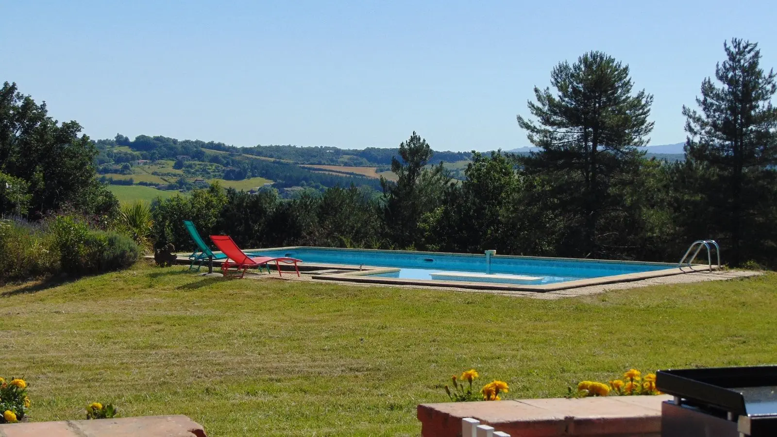 Vue de la chambre Tournesol