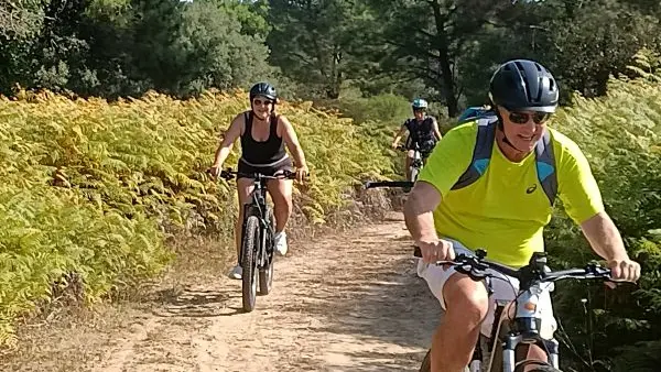 Balade en VTT en famille