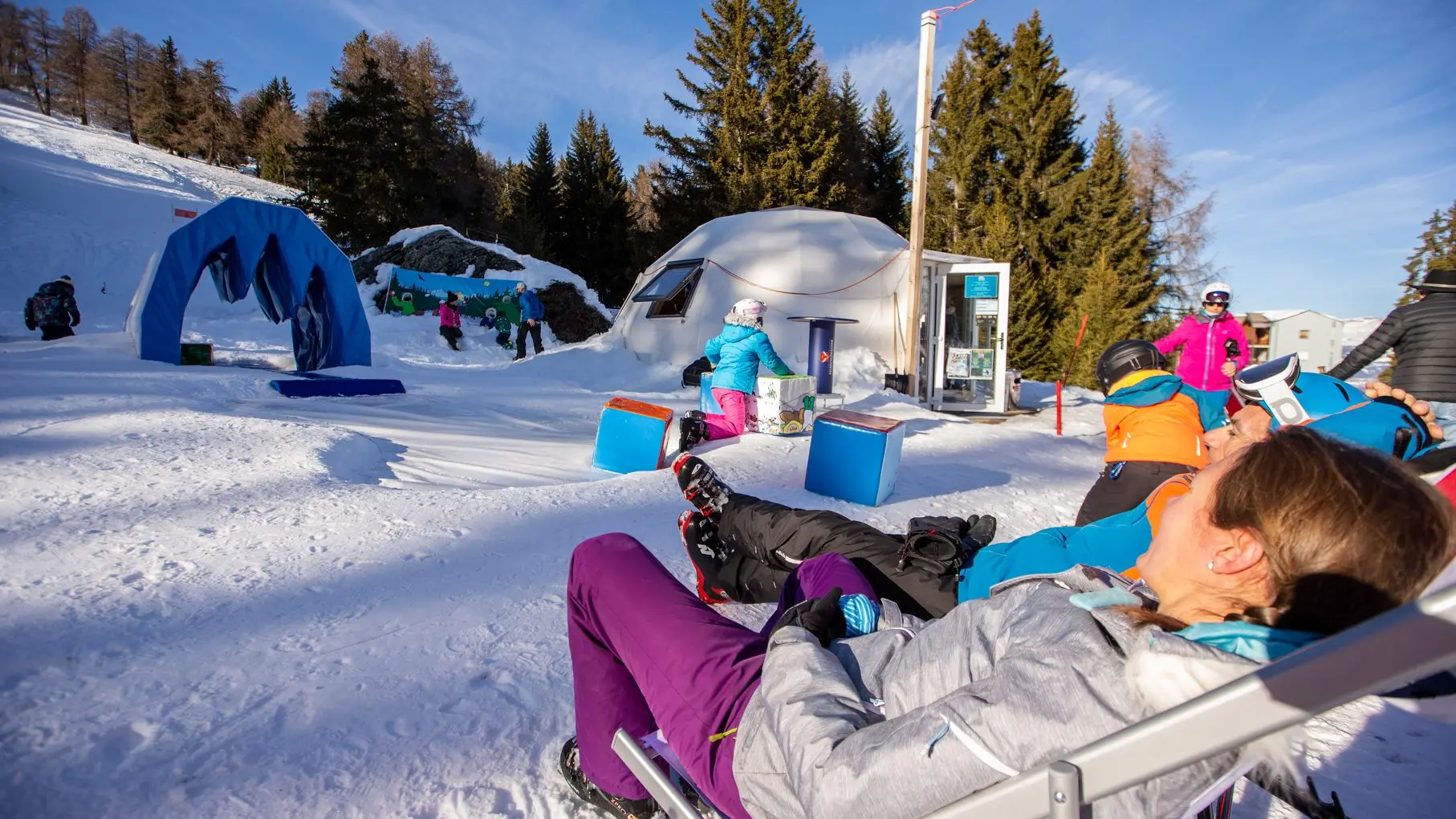 L'Igloo 1850 en hiver