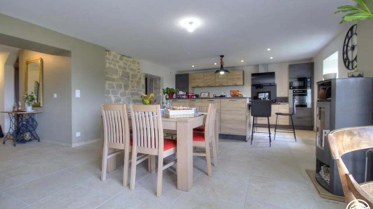 Lieu pour le petit déjeuner chez les hôtes