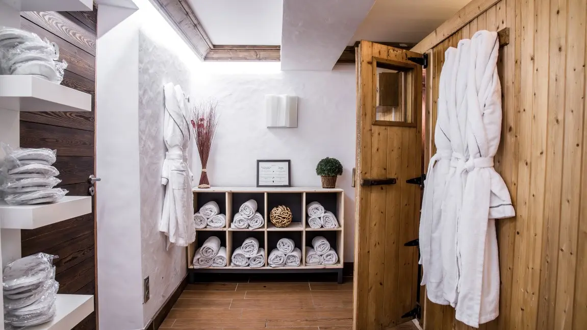 Accès sauna