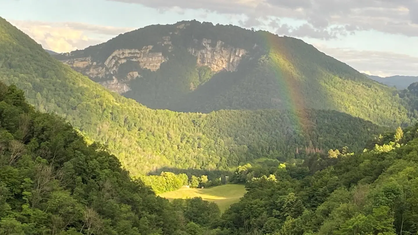 Vue générale depuis le hameau