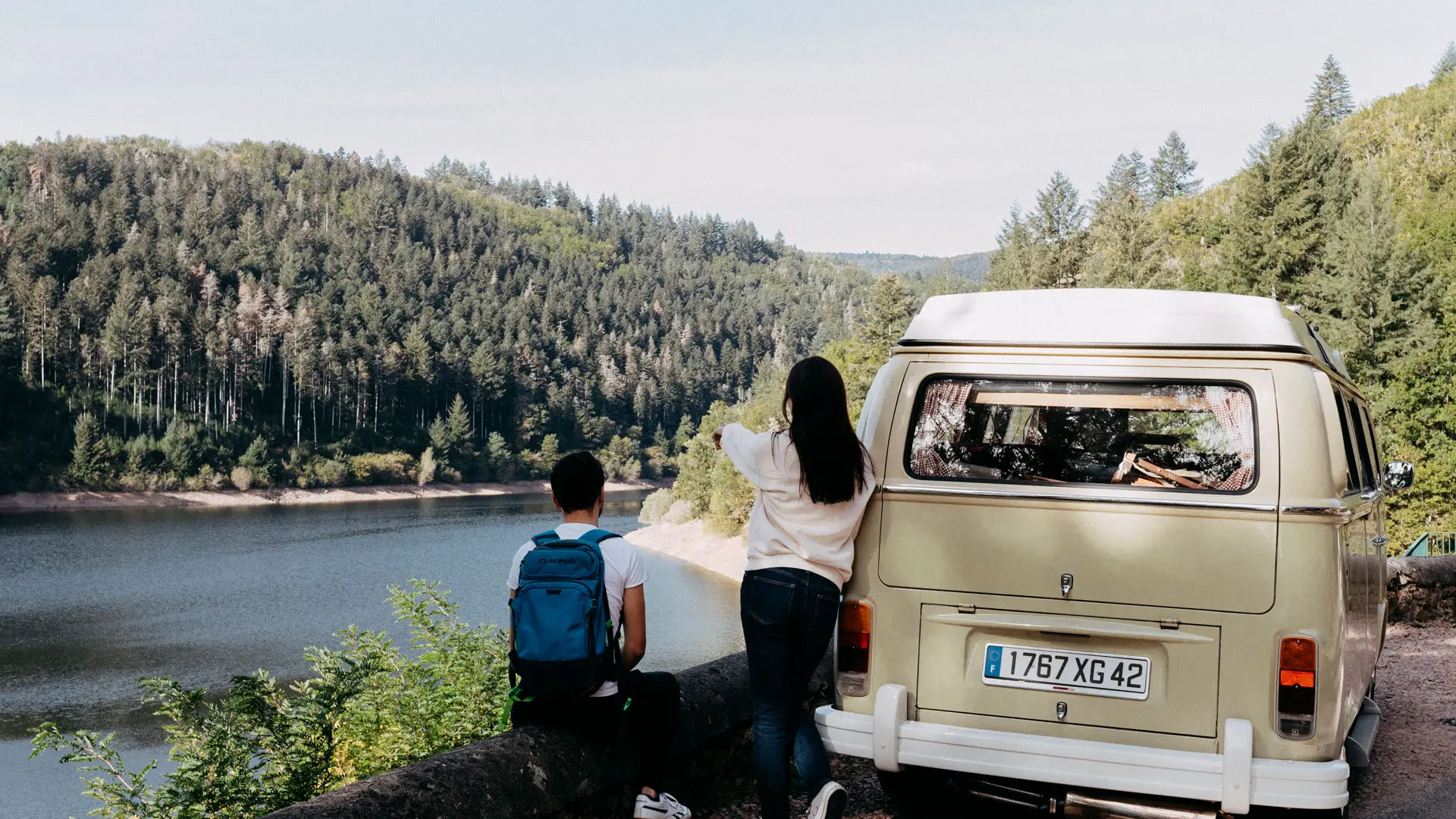 Arrêt au barrage de Renaison
