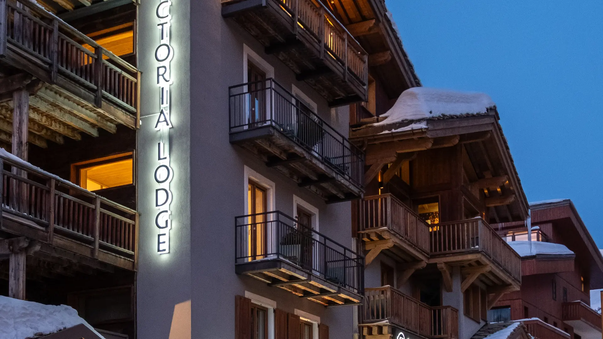 Façade Hiver - Victoria Lodge, Friendly Hotel Val d'Isère
