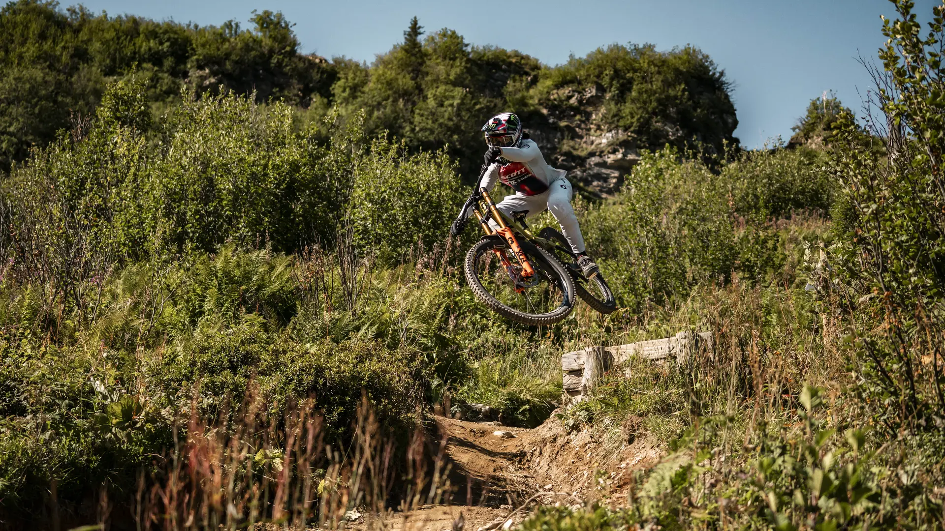 Piste VTT Haute Tension du Bike Park de Châtel