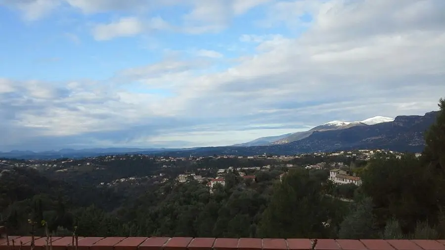 Gîte La Rieissa-Vue depuis le gîte-Colomars-Gîtes de France des Alpes-Maritimes