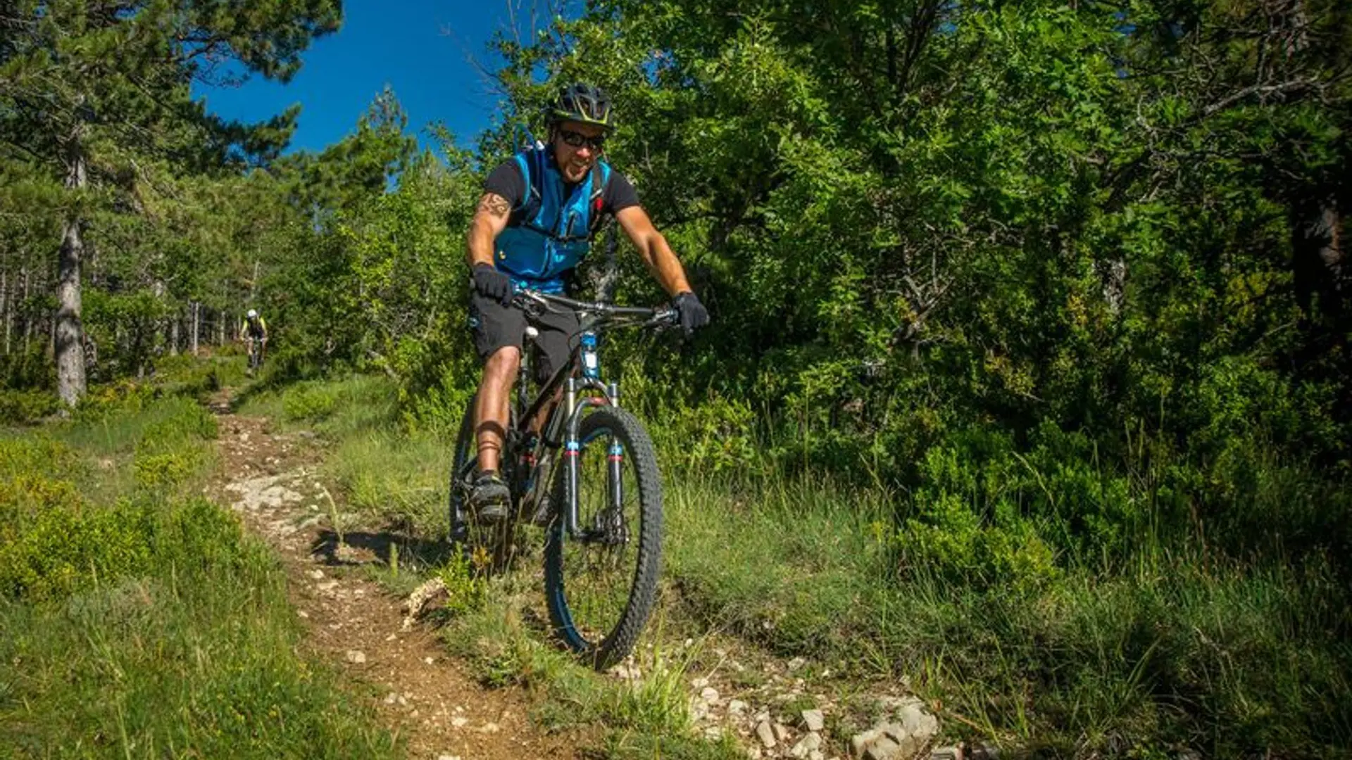 Traversée de la forêt Domaniale de la Méouge à VTT