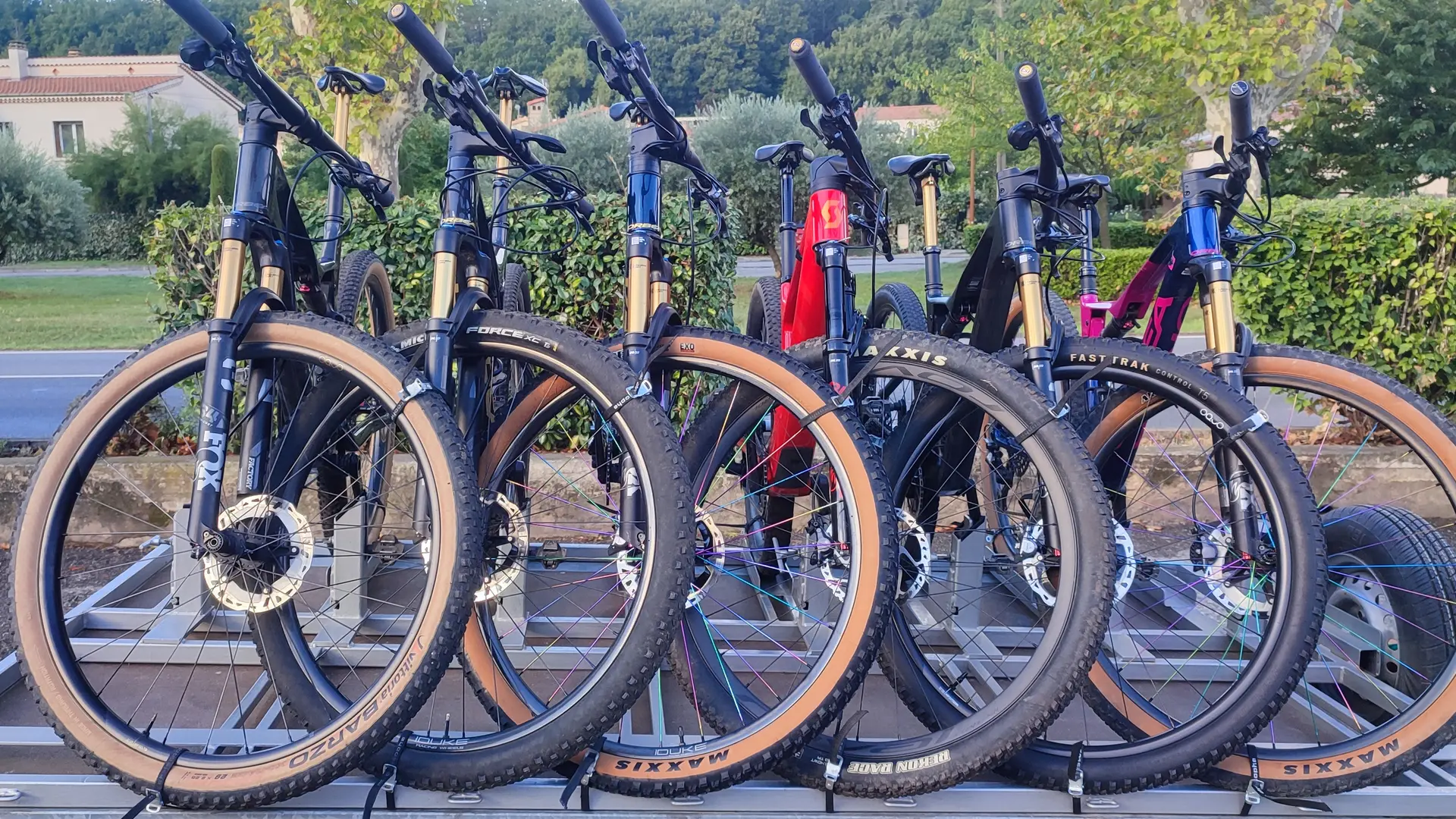 Navette et remorque VTT