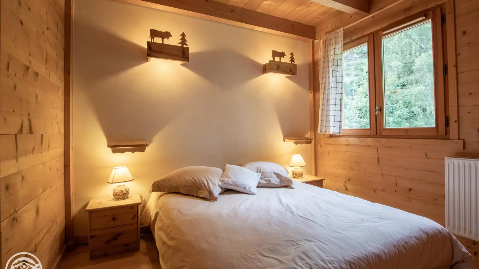 Une chambre de l'étage