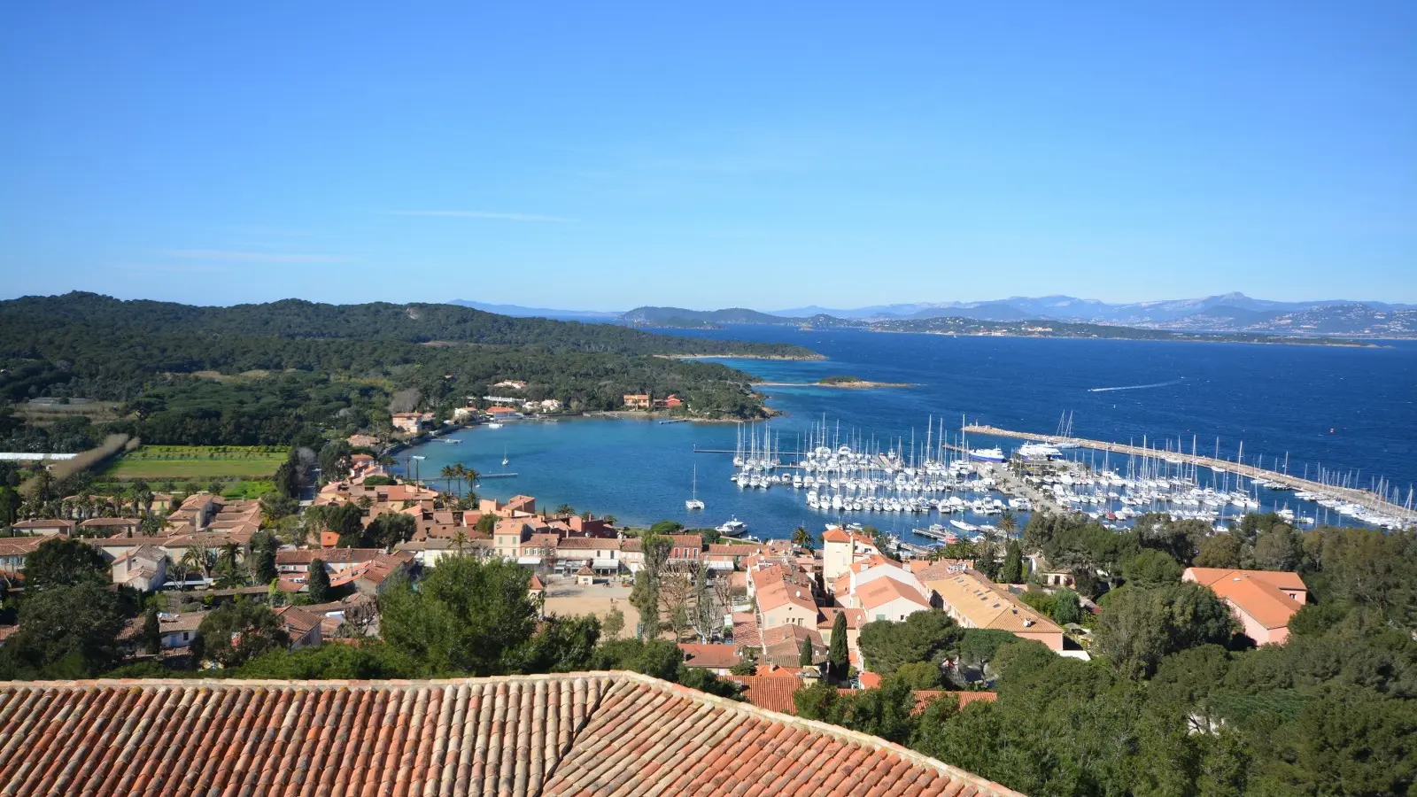 Vue du Fort Ste Agathe Porquerolles