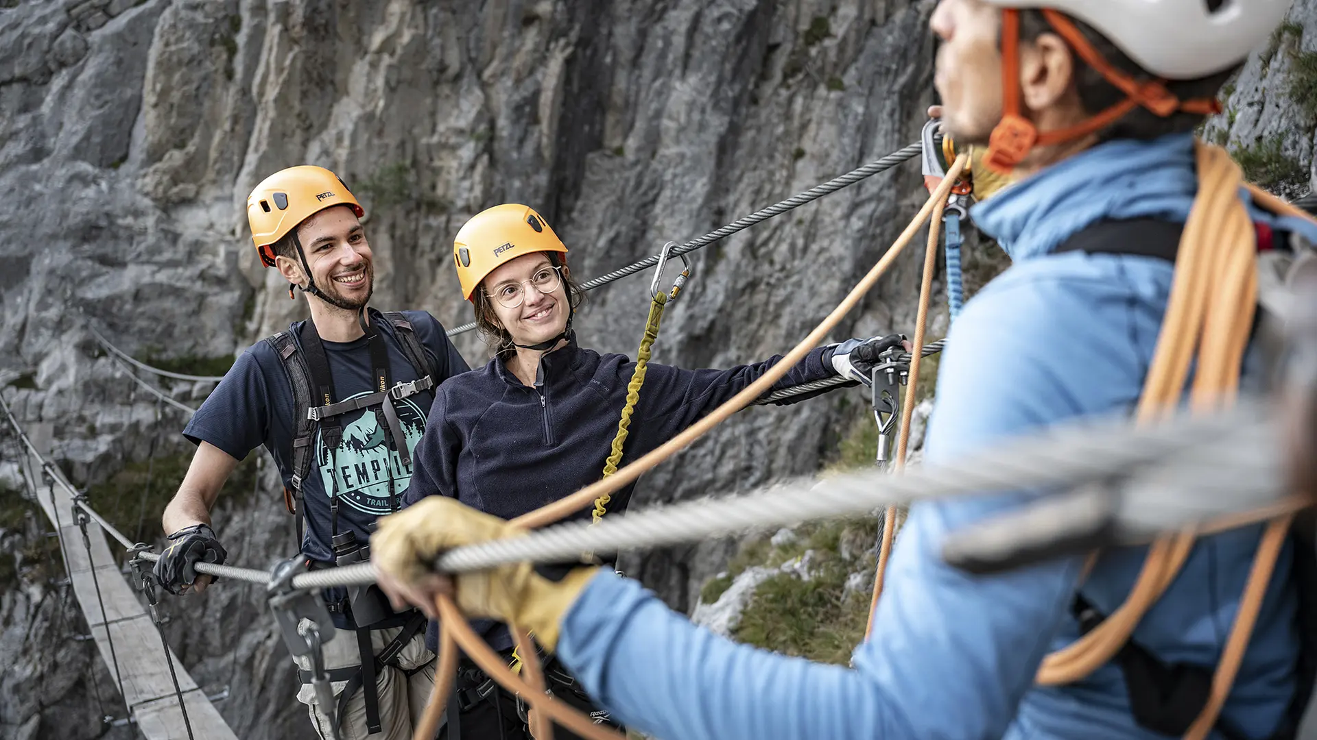 Via ferrata au Grand-Bornand avec un guide