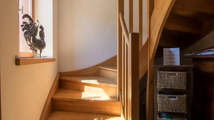 Escalier d'accès gîte