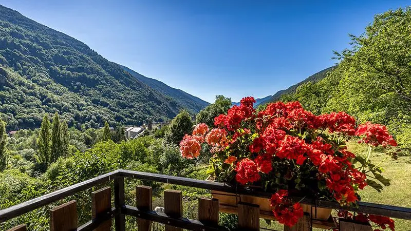 Gîte Les Cytises - Vue depuis la terrasse-Saint-Étienne-de-Tinée-Gîtes de France des Alpes-Maritimes