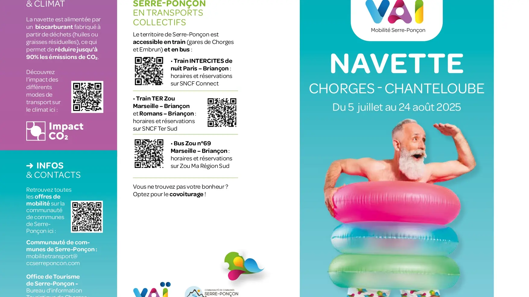 Plage des Trémouilles - Chanteloube_ Horaires navette Chorges