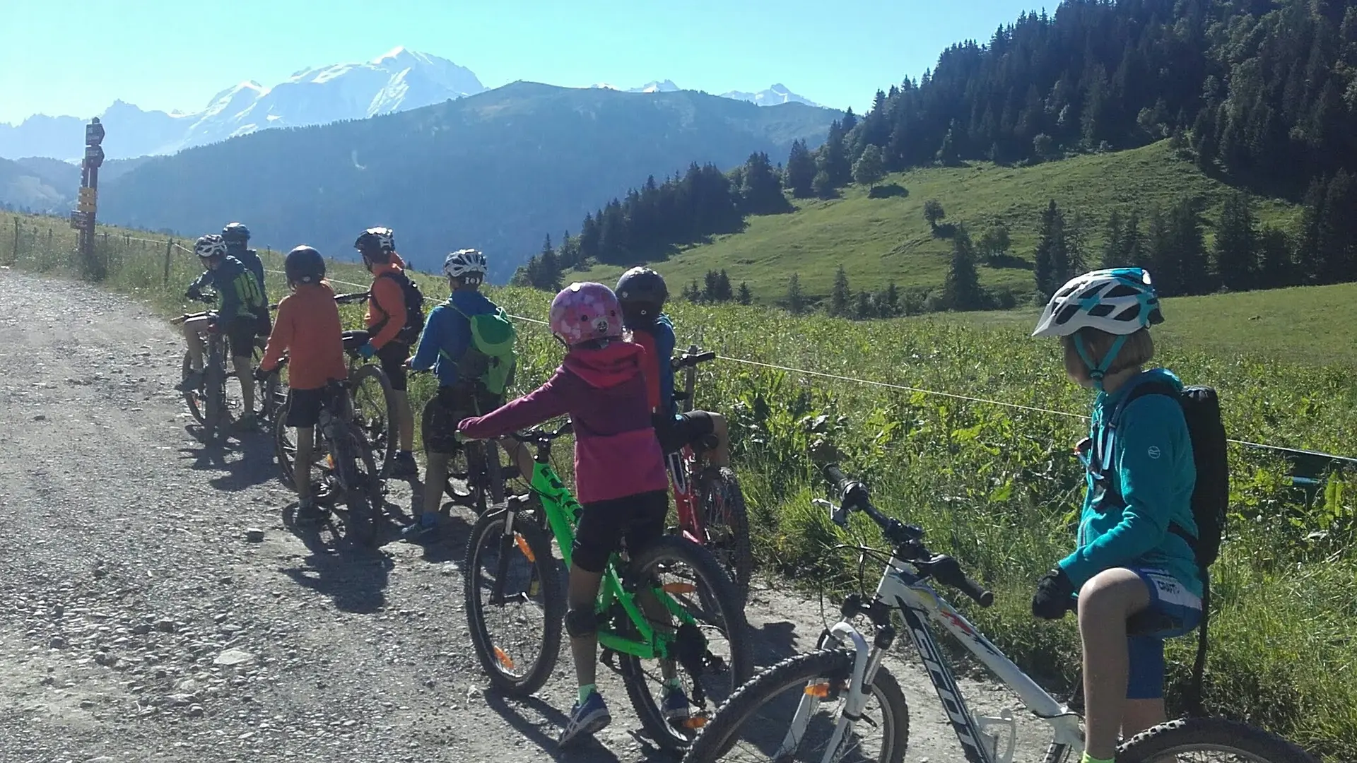 VTT stage 8-11 ans juniors bikers au Grand-Bornand