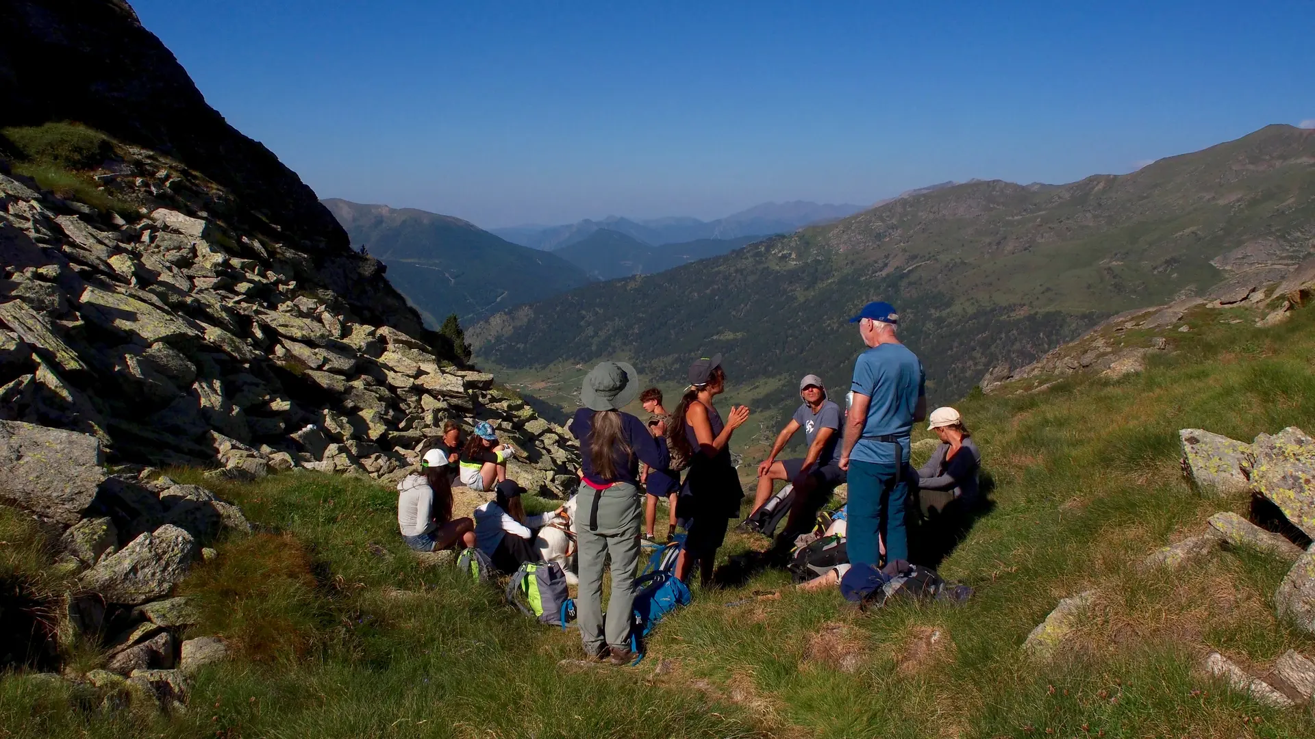 Pause en montagne