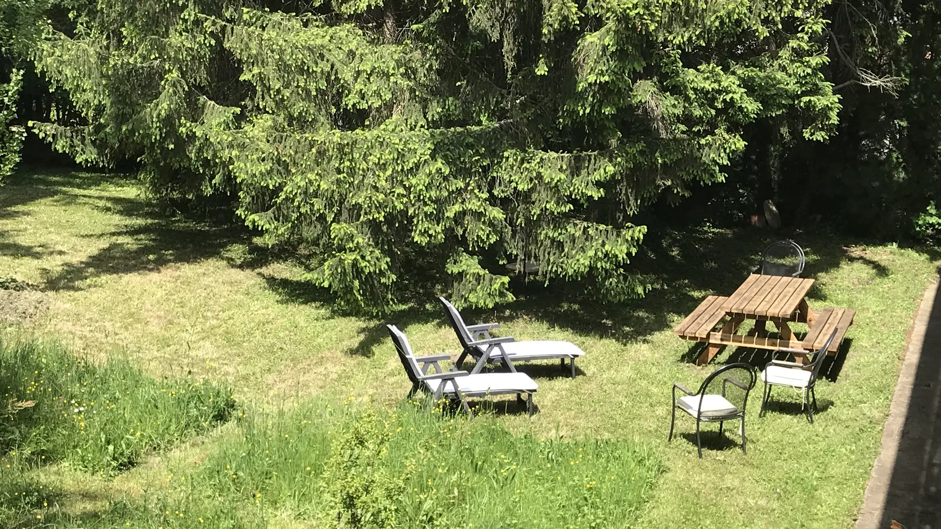 Espace détente parc